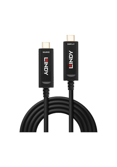 Lindy Lın-38501 5 Mt Usb Type C To Usb Type C 21.66gbps Video Ses Görüntü Kablosu