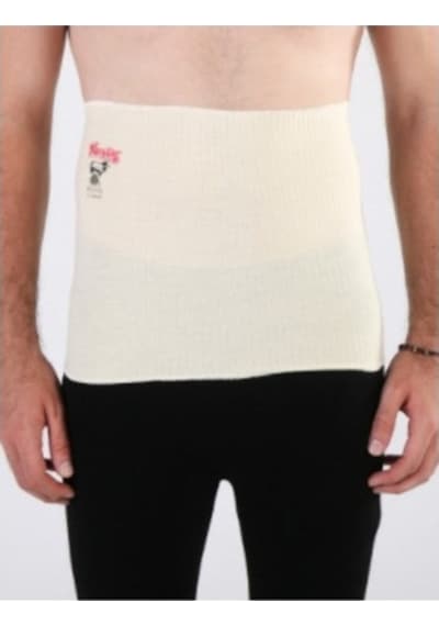 Hasyün Ince Korse Yün Süper Ince Bel Korse Unisex Ekru