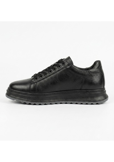 Growish Gd0107 Hakiki Deri 4 Mevsim Poli Taban Uzun Süre Ayakta Kalmaya Uygun Siyah Spor Klasik Sneaker Ayakkabı Buz - Siyah Growish Gd0107 Hakiki Deri 4 Mevsim Poli Taban Uzun Süre Ayakta Kalmaya Uygun Siyah Spor Klasik Sneaker Ayakkabı Buz - Siyah