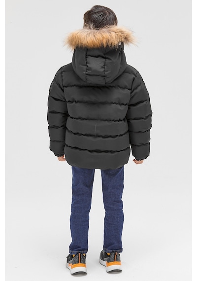 Benitto Kids Benittokids Erkek Çocuk Natürel Kürklü Mont 51289-siyah Siyah