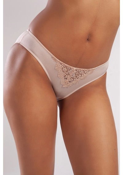 Garland A Plus Ten Rengi Dantel Detaylı Mini Slip Külot Ten Rengi