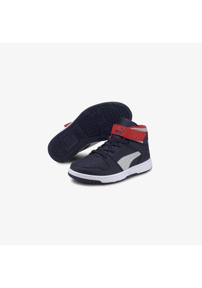 Puma Rebound Layup Sl V Ps Çocuk Beyaz Spor Ayakkabı Düz 370488 Beyaz