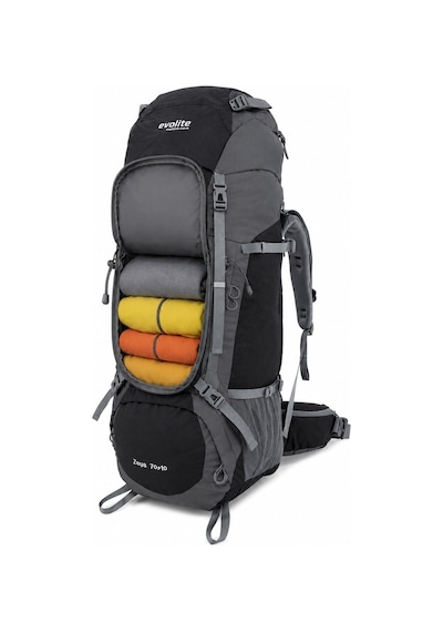 Evolite Zeus 70+10l Sırt Çantası - Siyah