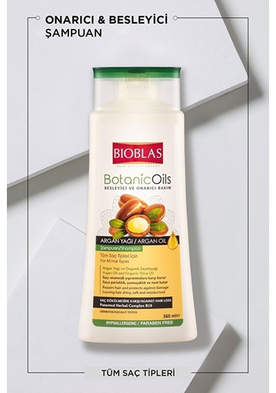 Bioblas Şampuan Botanic Oils 360 Ml Argan Yağı