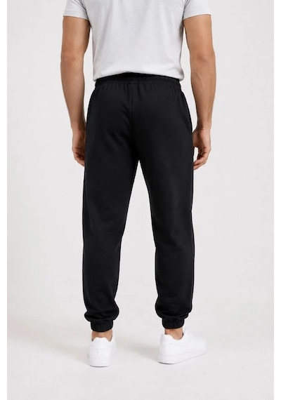 Tarzyeri Erkek İki İplik Beli Lastikli Bağcıklı Regular Fit Jogger Eşofman Altı - Siyah Tarzyeri Erkek İki İplik Beli Lastikli Bağcıklı Regular Fit Jogger Eşofman Altı - Siyah