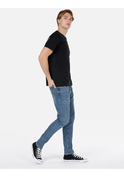 Colin's Colins Siyah Erkek Tshirt K.Kol Cl1066765 Q1.V2 Blk Siyah