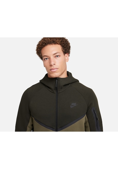 Nike Sportswear Tech Fleece Windrunner Ss25 Full-zip Hoodie Erkek Sweatshirt-sportxoutlet Haki