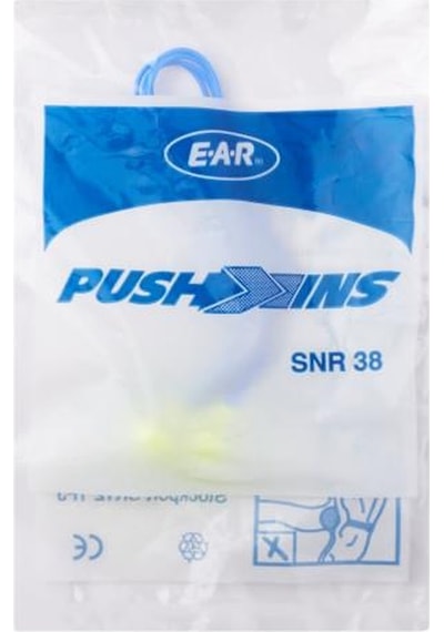 3M Ex-01-020 Push-In Kordonlu Kulak Tıkacı