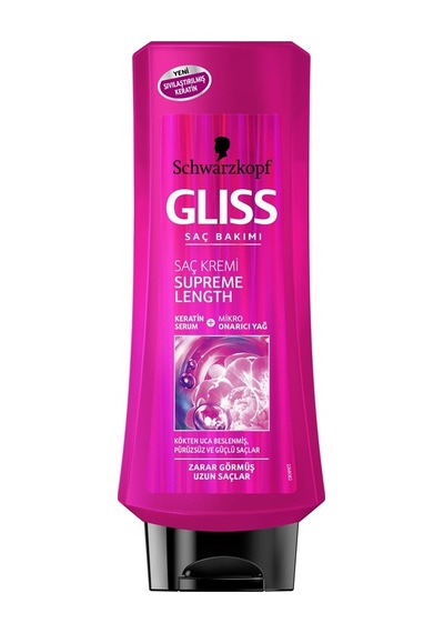 Schwarzkopf Gliss Supreme Length Saç Bakım Kremi 400 ML