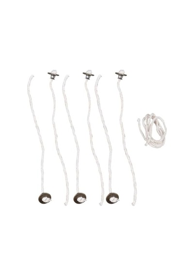 Kopçalı Kandil Fitili, 3 Mm Kalınlıkta, 6 Adet Set