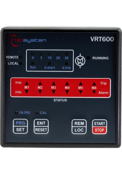 Vrt600 Zorunlu Havalandırma Sistemleri Sıcaklık Kontrol Ünitesi 6 Fan Çıkışlı Led & Fault Röleli