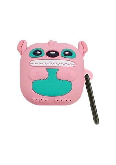 Caseonn Galaxy Buds 2 Pro Kılıf Karakter Figürlü Stch Angel Pembe - Mavi
