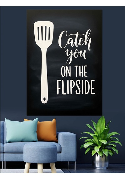 Ahşap Tablo Spatula Mutfak Sözü Yazısı
