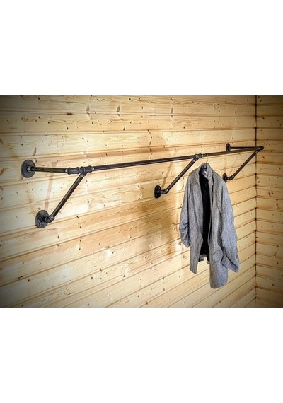 Dekoratif Borudan Askılık 250 Cm