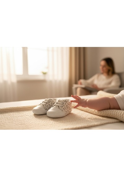 Balbeybi Bebek Klasik Müzik Notalı Ayakkabı Kaydırmaz Taban İlk Adım Ortapedik Yumuşak Taban Günlük Beyaz Balbeybi Bebek Klasik Müzik Notalı Ayakkabı Kaydırmaz Taban İlk Adım Ortapedik Yumuşak Taban Günlük Beyaz