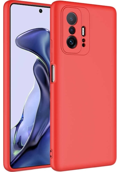 Rba Aksesuar Mi 11t Pro 5g Kılıf Rba Mara Lansman Kapak - Kırmızı Kırmızı