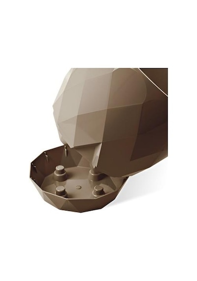 Omnipazar Krs-452 Yakamoz Tabaklı Plastik Saksı Takımı 1.3 Litre No 2 Kahverengi