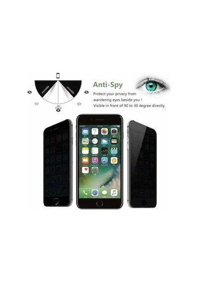 Apple Uyumlu   iPhone 8 Plus Tam Kaplayan Gizli Hayalet Cam (422727254)