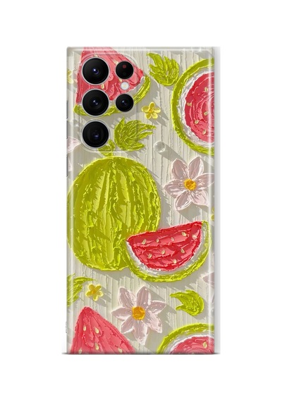 Samsung Galaxy S25 Ultra Uyumlu Baskılı Şeffaf Telefon Kılıfı Koleksiyon: Pastelbloom Soft Series 4