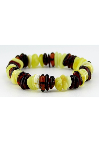 Kehribarsanat Kehribar Bileklik Çok Renkli Pul Kesim N11.59744 Çok Renkli