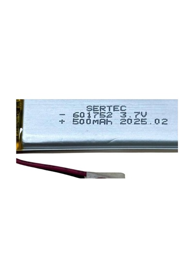 Sertec 601752 3.7v 500 Mah Li-polymer Pil Devreli/1.5a Evimdeyokyok