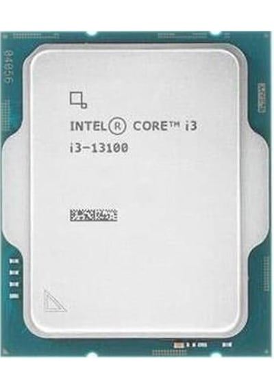 Intel Core İ3 13100 12mb 4çekirdekli O/b Vga 1700p 65w Kutusuz+fansız