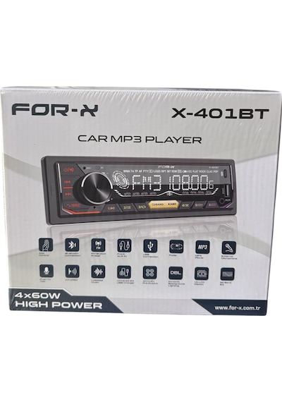 For-x X-401bt Oto Teyp 2025 Yeni Model