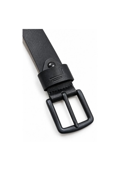 Suma Erkek Siyah 3,5 Cm Metal Tokalı Kot Ve Kumaş Pantolon Kemeri