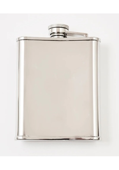 Zippo Çelik Matara 177ml 6 Oz - Parlak Krom Gri