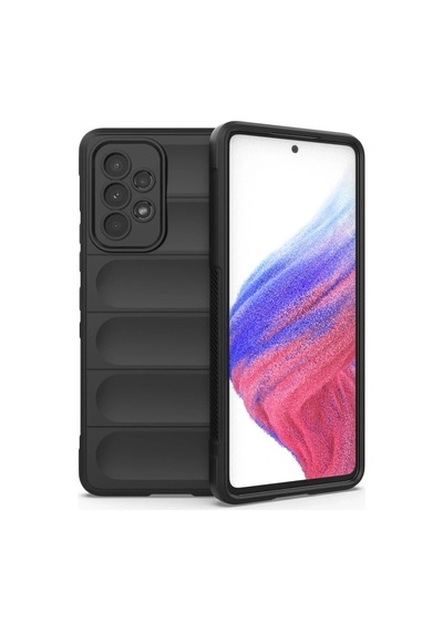 Samsung Uyumlu Galaxy A53 5g Uyumlu Kılıf Optimum Silikon - Siyah