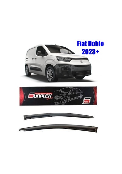 Fiat Doblo 4 Mugen Cam Rüzgarlığı 2023 Sonrası 2'li Sunplex