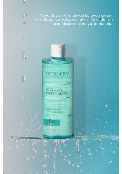 Optiderm Micellar Yüz Ve Makyaj Temizleme Suyu 400 Ml