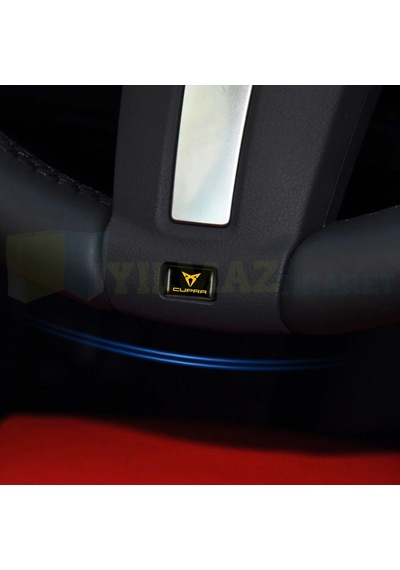 Seat Cupra Logo Direksiyon Jant Vites Torpido 3D Damla Sticker