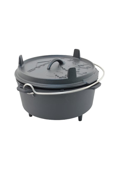 Nurgaz Campout 10 Inch Döküm Tencere Çok Renkli