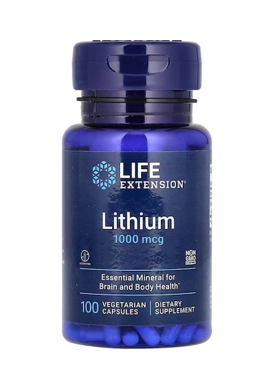 Life Extension Lithium 1000 Mcg 100 Vegetarian Kapsül