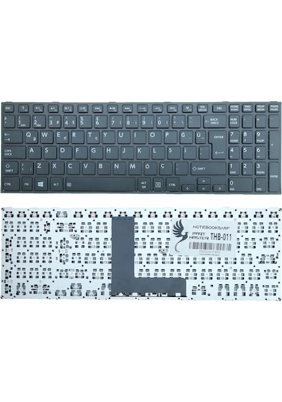Toshiba Uyumlu Satellite Pro C70-B, R50-B Klavye (Siyah)