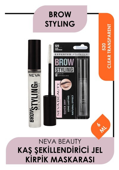 Neva Beauty Kaş Şekillendirici Jel Kaş Ve Kirpik Maskarası 6 Ml 0