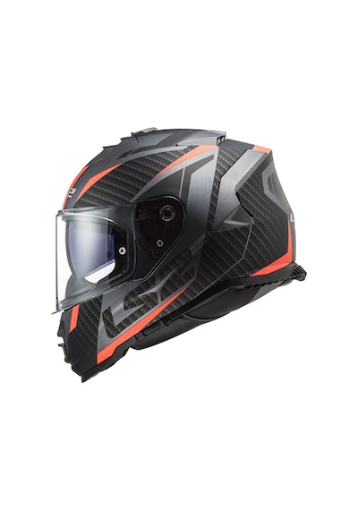 Ls2 Storm Racer Mat Tıtanıum Turuncu Kask