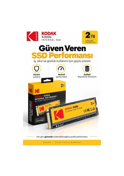 X300s 2tb M.2 Nvme Pcıe Gen3x4 2280 Ssd 2500 Mb/s Okuma 2000 Mb/s Yazma Hızlı Ssd 34757045