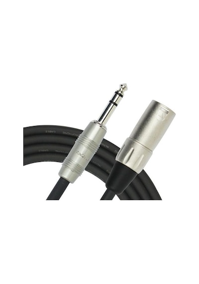 Kırlın Mp-483Pr-3M-Bk 3 Metre Xlr-Trs Stereo Kablo