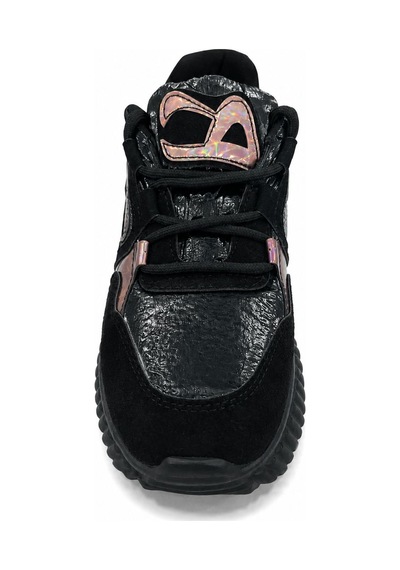 Papucumun Dünyası Kadın Modern Chunky Taban Yumuşak İç Yapılı Günlük Sneaker Siyah