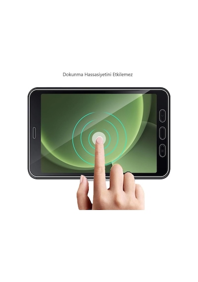 Samsung Galaxy Tab Active 5 8 İnç İle Uyumlu Ekran Koruyucu 9h Temperli Kırılmaz Esnek Nano Cam, Çizilmeye Ve Darbeye Dayanıklı Koruma, Hd Şeffaf