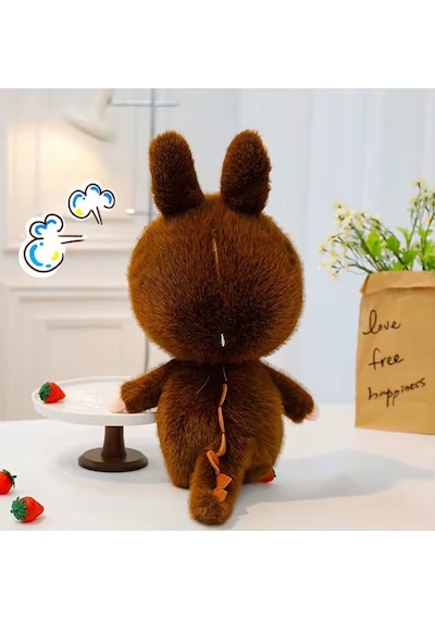 Beyaz Dragon Labubu Peluş Oyuncak Kuyruklu Seri Labubu Peluş Oyuncak 40cm