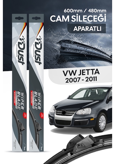 Volkswagen Jetta 2007-2011 Uyumlu Silecek Takımı 600mm/480mm S11-l
