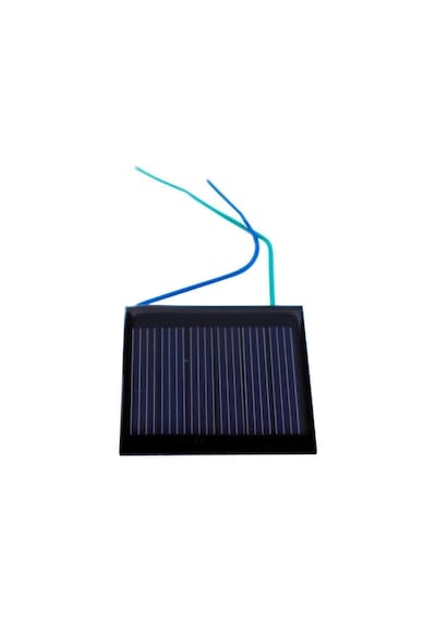 Mini Güneş Paneli 4cmx4cm 3 Volt 0,1amper + Ve - Uç Kablolu
