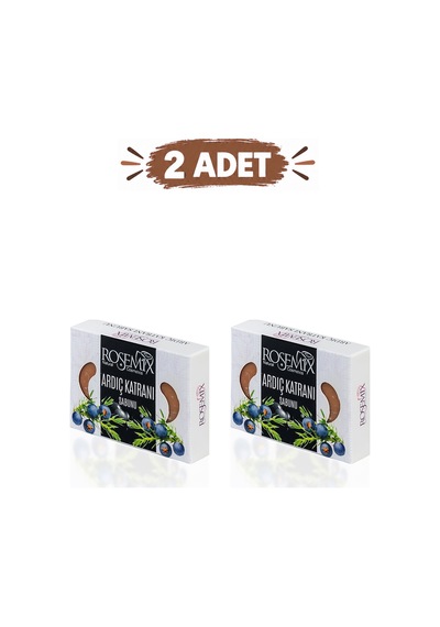 Rosemix - 779 - - Ardıç Katranı Sabun Kutulu 90gr - 2 Adetlik - Shophnrl - Set Ürün Diğer