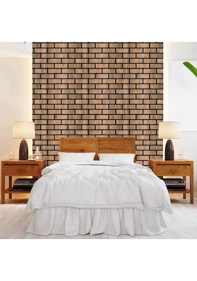 Winflex Eko Tuğla Akustik Ahşap Panel Savana Meşe