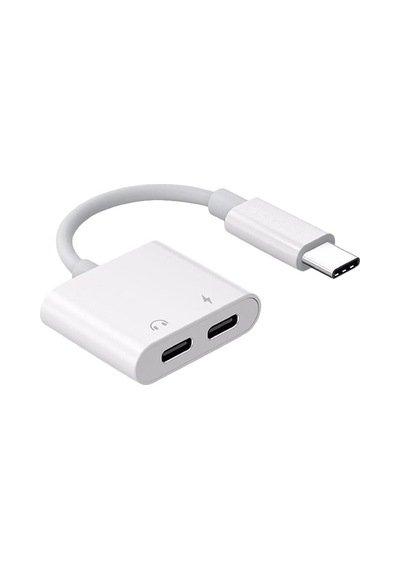 Alfais 5067 Type C To Kulaklık Hızlı Şarj Giriş Çevirici Çoklayıcı Çoğaltıcı Splitter Adaptör Sku: Zeusstk1968f146d8
