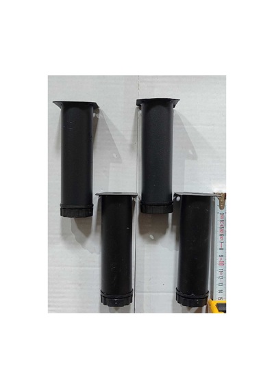 Gobit Ayarlanabilir Metal 15 Cm Siyah Mobilya Kanepe Koltuk Baza Yükseltici Destek Ayağı Ayakları. Siyah Siyah