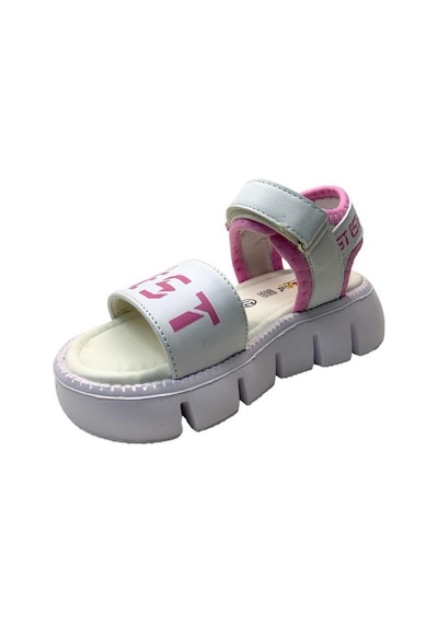 Tuğba Ortopedi 2155 Kız Çocuk Sandalet 001 Beyaz - Siyah